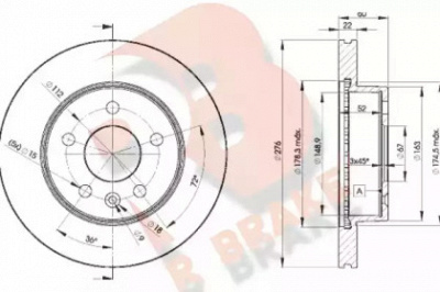 R BRAKE 78rbd26380 -
